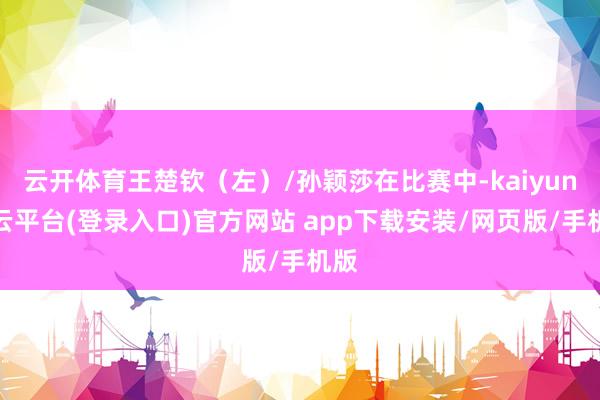 云开体育王楚钦（左）/孙颖莎在比赛中-kaiyun开云平台(登录入口)官方网站 app下载安装/网页版/手机版